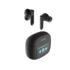 "Spirit Touch" Bluetooth® Headphones, TWS, ANC, with Display, In-Ear, black