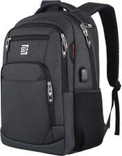 Laptop Backpack,Business Travel Anti Theft Slim Durable Laptops Backpack W/ USB