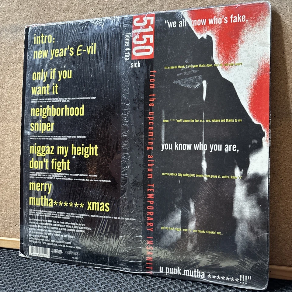 Eazy-E ¨5150 Home 4 Tha Sick¨ (PVL 53815) 12¨ EP Vinyl 1992 OG -Shrink - Bild 3 von 4
