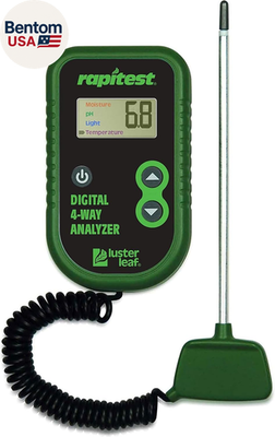 #ad #ad Rapitest 4 Way Digital Soil Analyzer for Ph Moisture Temperature and Light – $53.31