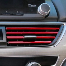 10× Car Accessories Interior Air Conditioner Air Outlet Decoration Stripes Cover