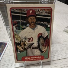 Fleer 1982 Mike Schmidt #637 1981 NL MVP Philadelphia Phillies Baseball Card