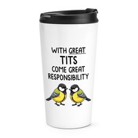 Gift Base Isolier-Reisebecher Travel Mug Metall 16Oz Weiß 1 StüCk