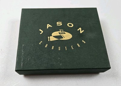 Jason Coasters Set of 6 in Box New Zealand Points Of Intrest Cork Bottom.