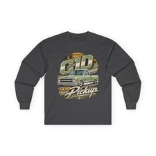 1970 Chevy C10 Pickup Long Sleeve Shirt Retro Graphic Tee