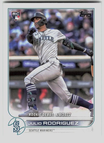 2022 Topps Update Julio Rodriguez #US97 RC Seattle Mariners