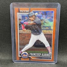 2026 topps baseball series 1 Francisco Alvarez  Orange sand glitter /25 Mets