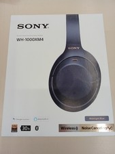 SONY WH-1000XM4 Wireless Noise Cancelling Over-Ear Headphones Midnight Blue