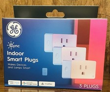 GE Cync Indoor Smart Plugs 3 PACK WiFi Outlet...