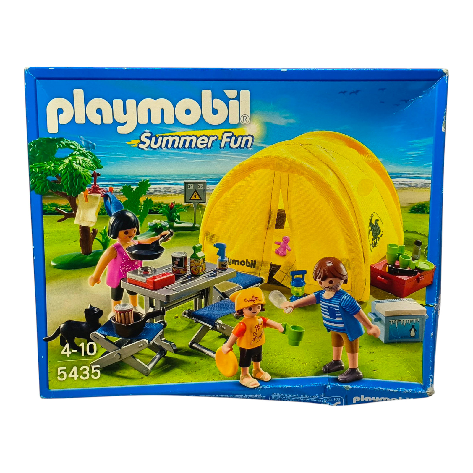 Playmobil 5435 camping sympa coffret vacances 2891 avec tente et figurines