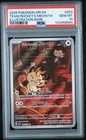 2025 Pokemon Destined Rivals #203 Team Rocket'S Meowth Illustration Rare PSA 10