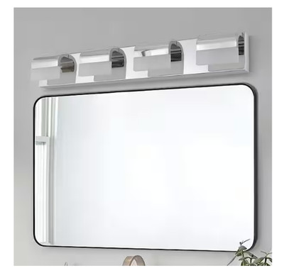 Sunpez 29.9in 4-Light LED Bathroom Vanity Lighting Over Mirror Modern Wall Fix..