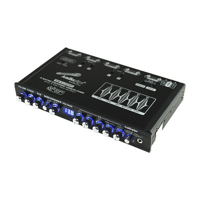 5 Band 9V Graphic EQ with Subwoofer Control + Voltage Reader EQ-515DXP Audiopipe