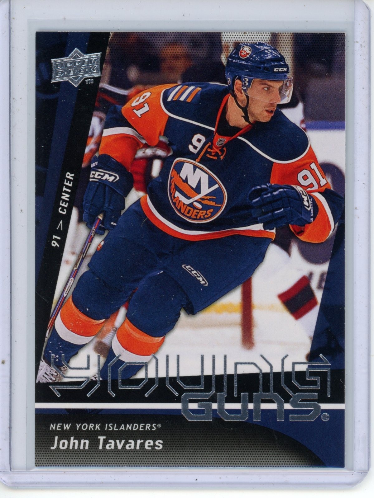2009 UPPER DECK #201 JOHN TAVARES YOUNG GUNS RC ROOKIE