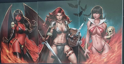 Vampirella 25 Ryan Kincaid Exclusive Lim/500 Virgin Variant Connecting Cover NM - Picture 2 of 2