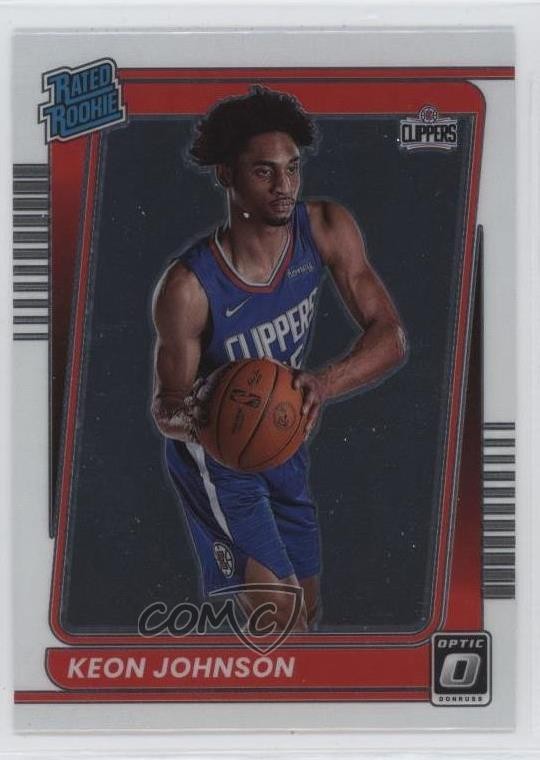 2021-22 Panini Donruss Optic Rated Rookie Keon Johnson #192 0p6