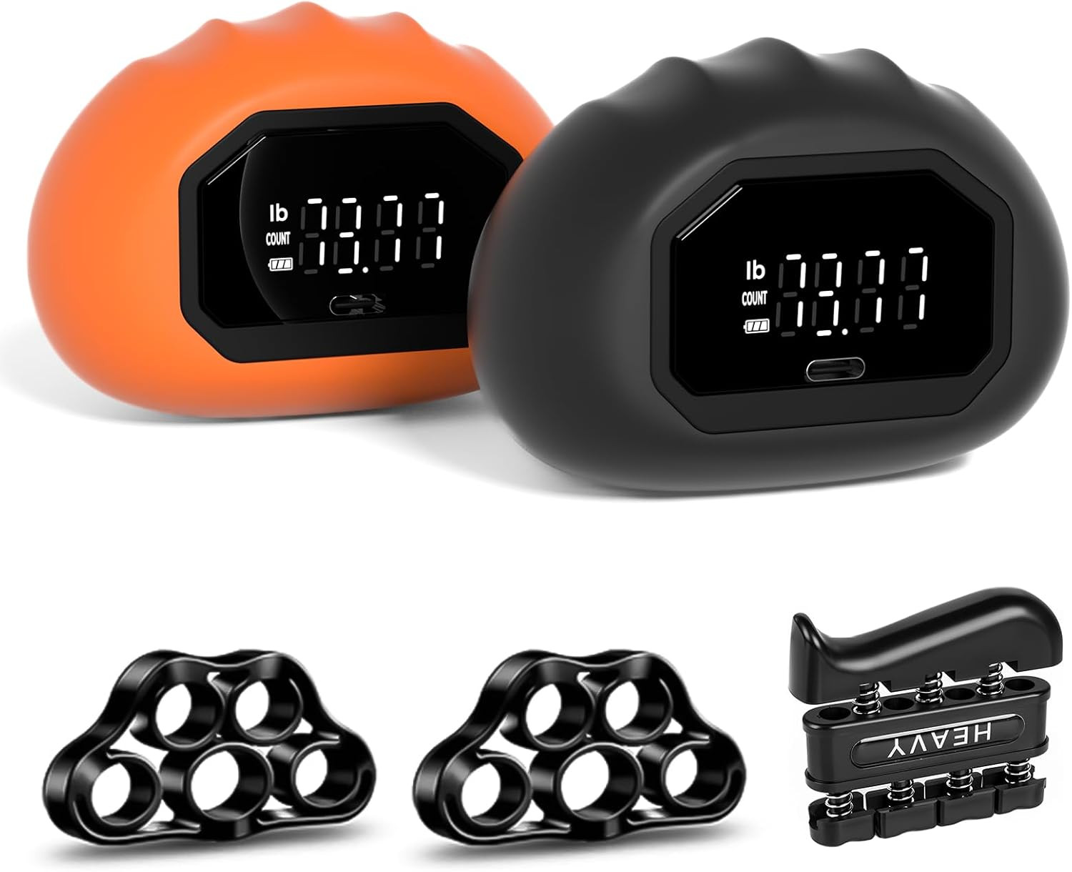 Funny Palm Grip Strength Tester Trainer - Strength Dynamometer Rechargeable Hand