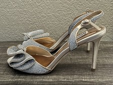 Badgley Mischka Women's Remi Evening Sandals Rhinestone Design Size- 7