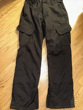 Gerry Venture Fleece Lined Pants Men  s Black Straight Leg Zip Cargo Pocket