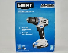 HART 20-Volt 1/2" Cordless Drill/Driver Kit W/1.5Ah Lithium-Ion Battery