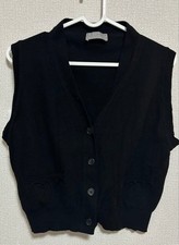 Margaret Howell Johns Medley Wool Vest Black Size 2 Women Rare Model Limited Edi