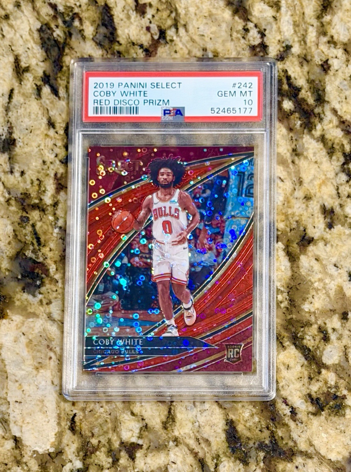 2019 Panini Select COBY WHITE RC Red Disco 49/49 Court Side 💎 PSA 10 💎