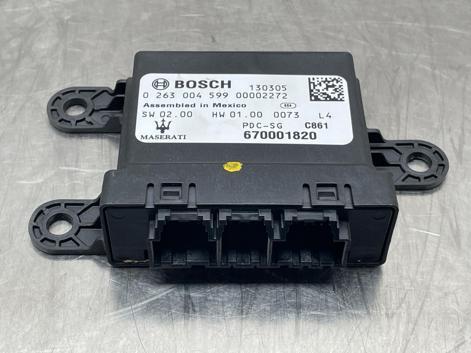 2014 Maserati Quattroporte Parking Sensor Control Module Computer OEM 670001820