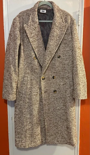 KROST Men's Eliot  Wool Blend Lined Overcoat L. $200 - product listing photo