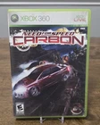 Need for Speed Carbon Microsoft Xbox 360 2006 Complete