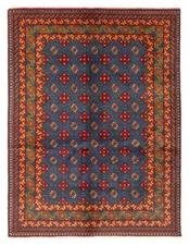 Hand Knotted Area Rug 4'10" x 6'6" Traditional Oriental Wool Carpet