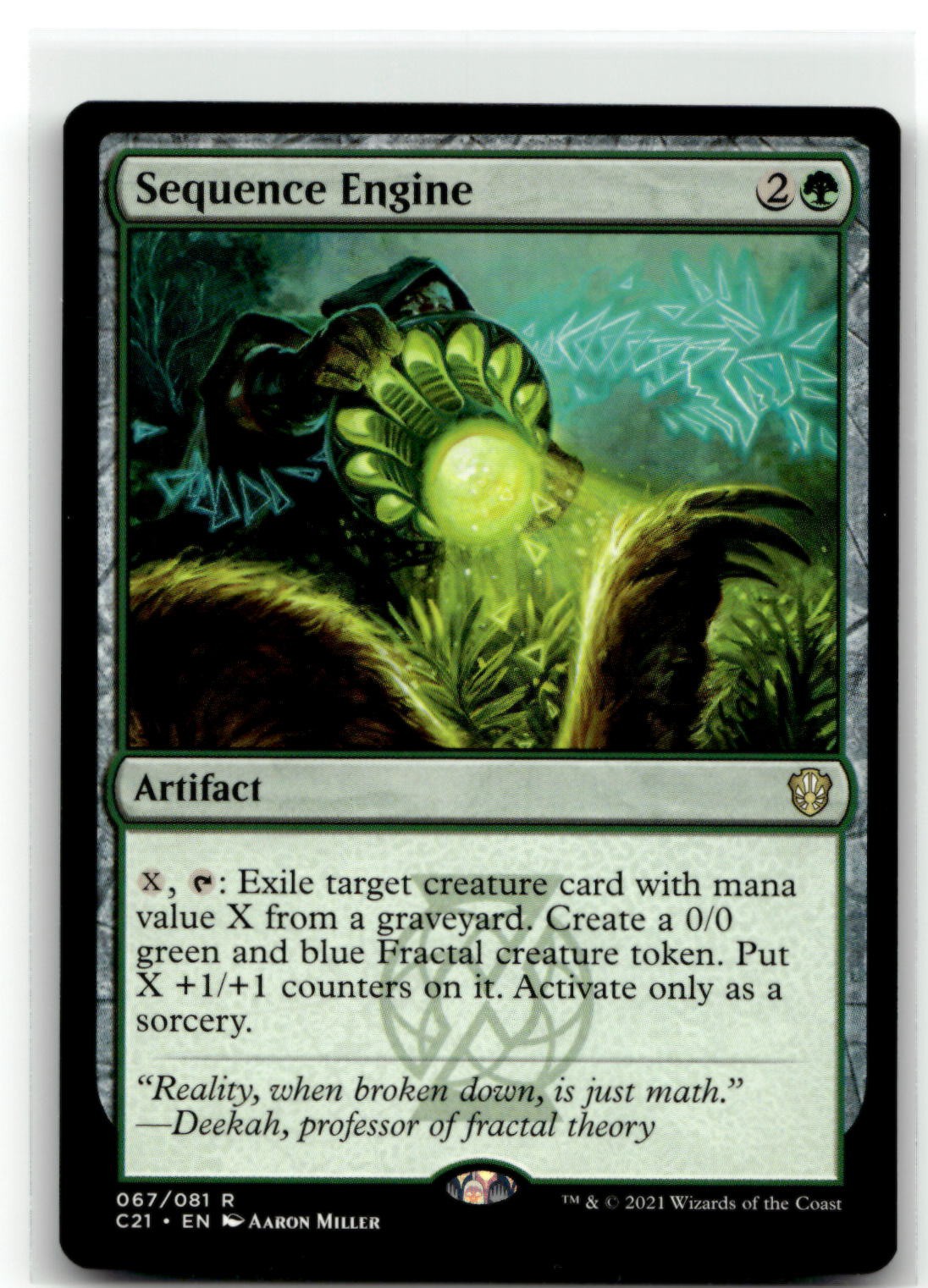 Sequence Engine 67 Rare Commander 2021 MTG Near Mint