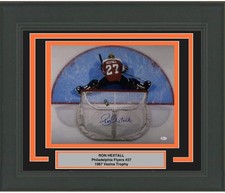Framed Autographed/Signed Ron Hextall Philadelphia Flyers 16x20 Photo JSA COA