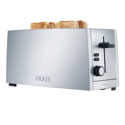 Graef TO 100 Langschlitztoaster 4 Scheiben Toaster Scheibentoaster 