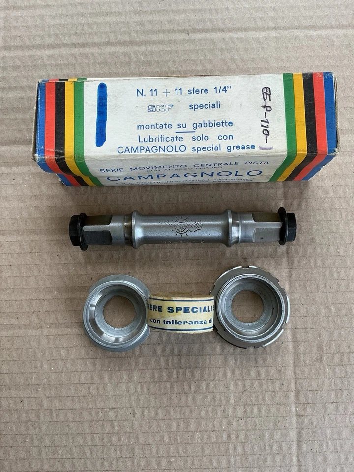 Campagnolo Vintage Record Pista Bottom Bracket BSC. 50’s—60’s  NOS - Image 2 of 4