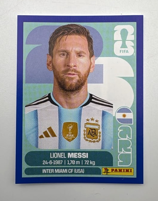 2026 100% Authentic Panini FIFA World Cup Argentina Stickers Team — You Pick