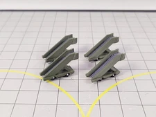4x Military Narrowbody AIRCRAFT STAIRS Airport GSE Vehicles 1:200 Scale Diorama