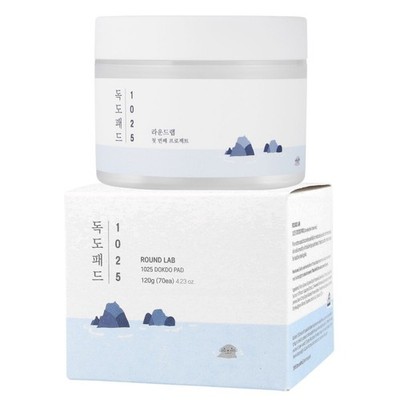 Round Lab 1025 Dokko Pad   Peeling-Pads fürs Gesicht, 120 ml