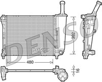 Denso MotorküHler WasserküHler DRM09088 FüR Panda 51892709 Fiat Aluminium Ford