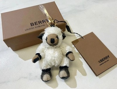 Designer Thomas Bear in Sheep Costume Bag Charm Cute Teddy Bear Keychain Gift