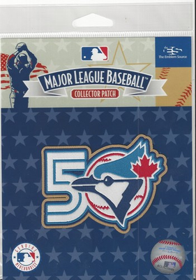 #ad 2026 Toronto Blue Jays 50th Anniversary Sleeve Patch Official MLB Jersey Emblem $14.95