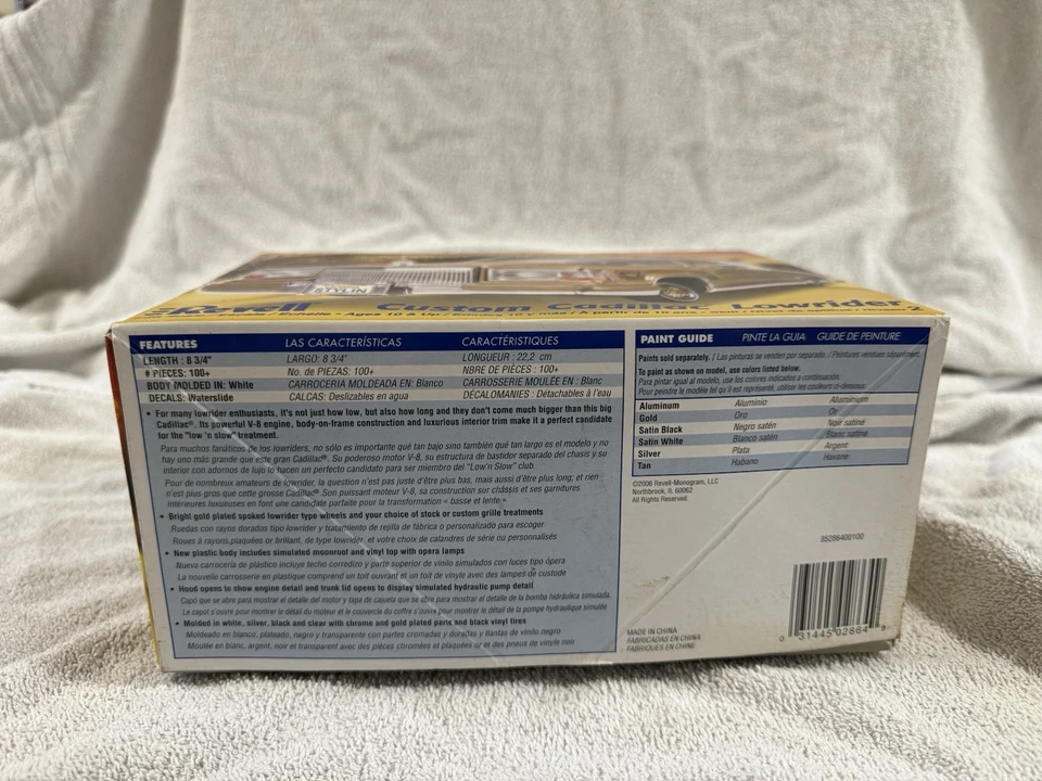 Revell Custom Cadillac Lowrider Model Kit - 1:25 Scale MIB Rare — 第 2/4 张图片
