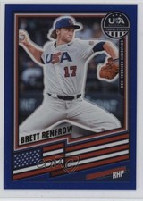 2026 Panini Stars & Stripes Prizm Blue Prizm 273/299 Brett Renfrow #18 0xr1