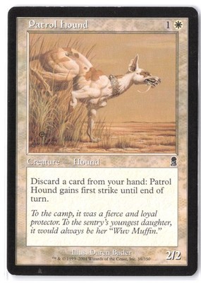 Patrol Hound 38 MTG ODY LP