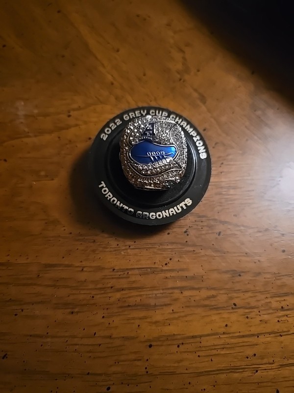 Toronto Argonauts Replica Championship Ring 2022 CFL Football Grey Cup Champions