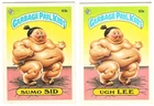 Garbage Pail Kids O/S 2nd Series 83A & 83B Ugh Lee & Sumo Sid Nr-Mt