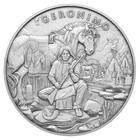 1 Troy oz Geronimo Design .999 Fine Silver Round Coin