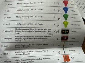 Lego 8780 Citadel of Orlan w/Manual + Cards, 9 Pieces Missing Excellent