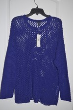 NWT Eileen Fisher Peruvian Boucle Organic Cotton Crew neck Top Sweater M