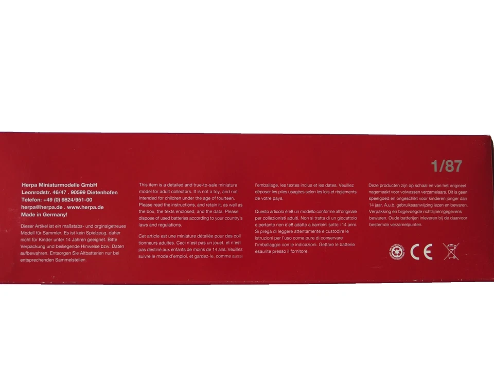 Herpa 1/87 Scenix Edition, Sound, OVP - Bild 3 von 4