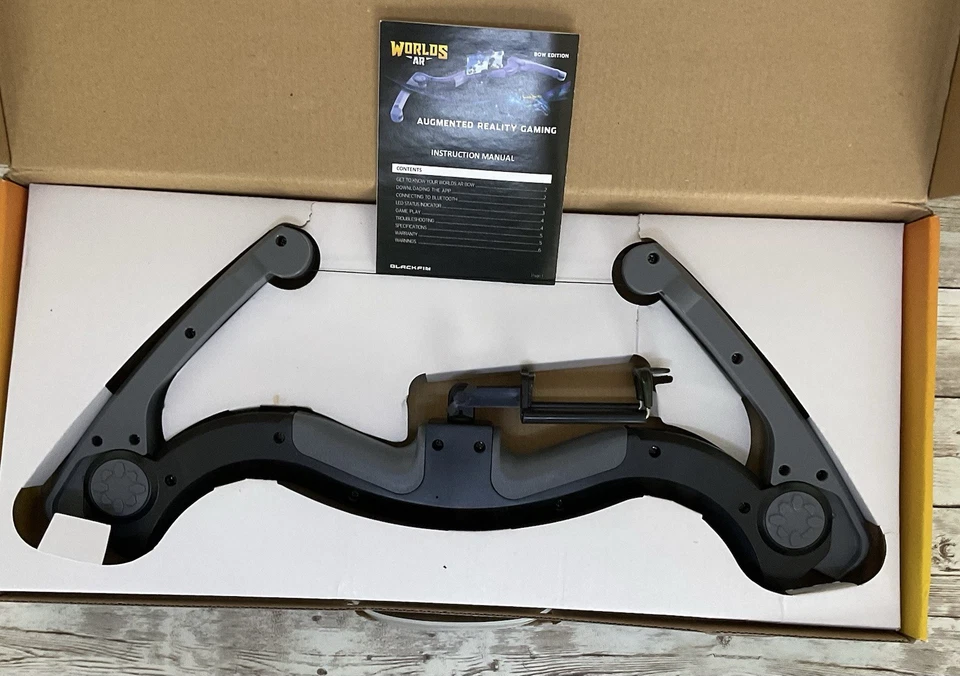 Montaje para teléfono Worlds AR Bow Edition realidad aumentada para juegos aleta negra Bluetooth Foto 4 de 4